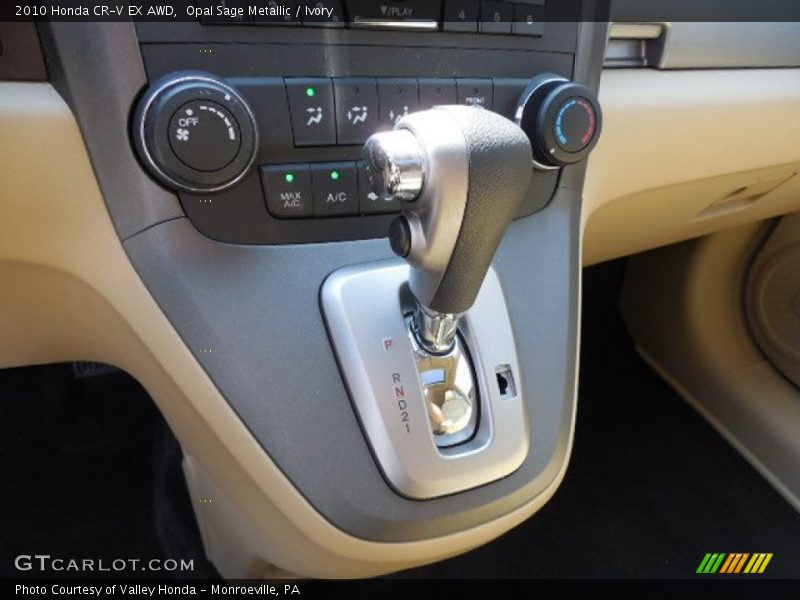 Opal Sage Metallic / Ivory 2010 Honda CR-V EX AWD
