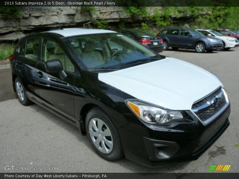 Obsidian Black Pearl / Ivory 2013 Subaru Impreza 2.0i 5 Door