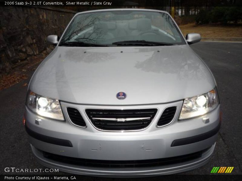 Silver Metallic / Slate Gray 2006 Saab 9-3 2.0T Convertible