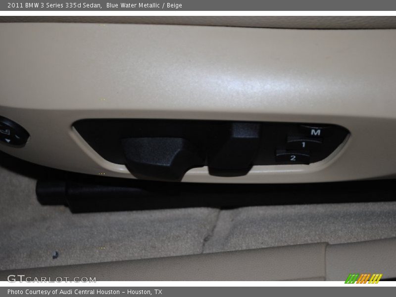 Blue Water Metallic / Beige 2011 BMW 3 Series 335d Sedan