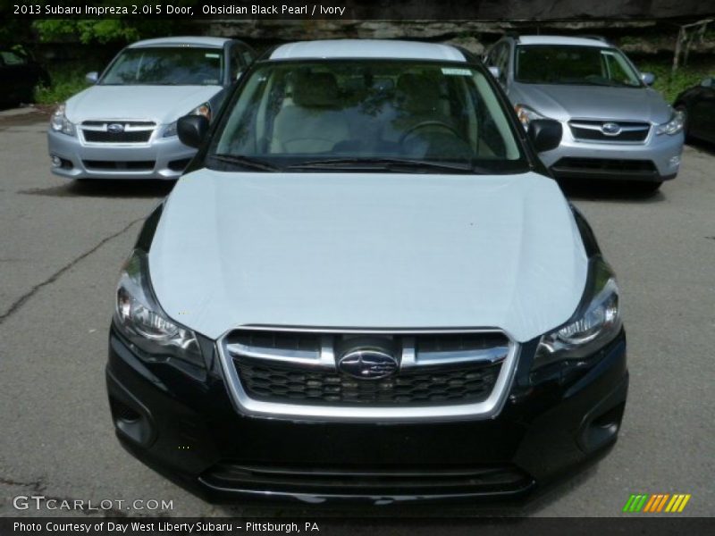 Obsidian Black Pearl / Ivory 2013 Subaru Impreza 2.0i 5 Door