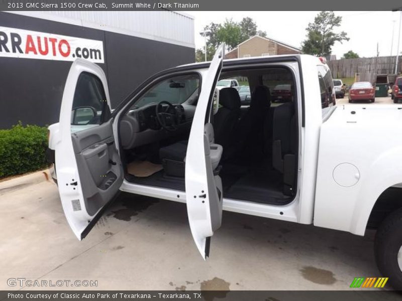 Summit White / Dark Titanium 2013 GMC Sierra 1500 Crew Cab