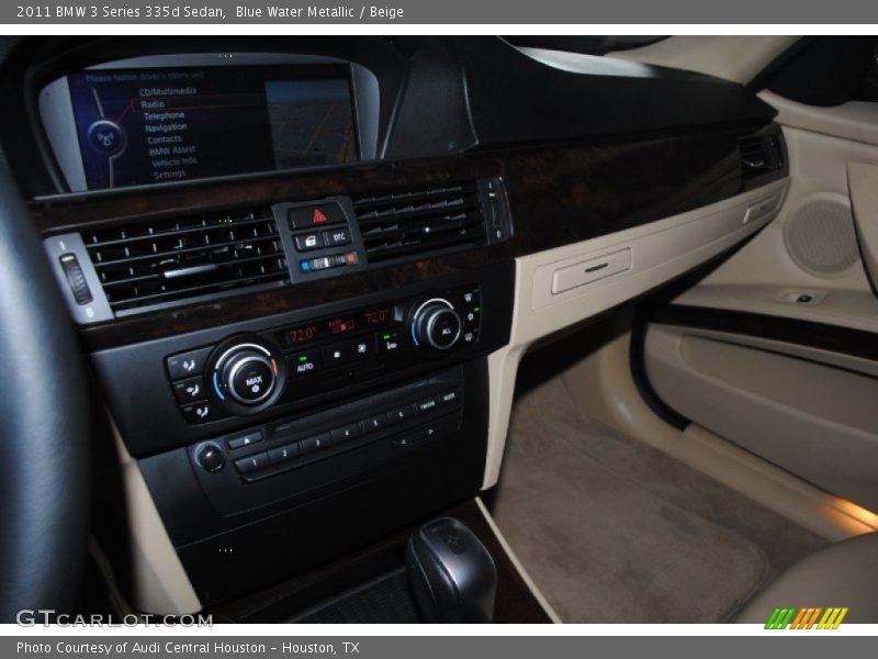 Blue Water Metallic / Beige 2011 BMW 3 Series 335d Sedan