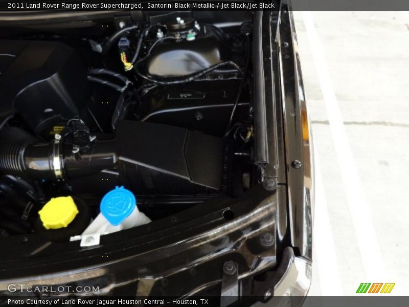 Santorini Black Metallic / Jet Black/Jet Black 2011 Land Rover Range Rover Supercharged