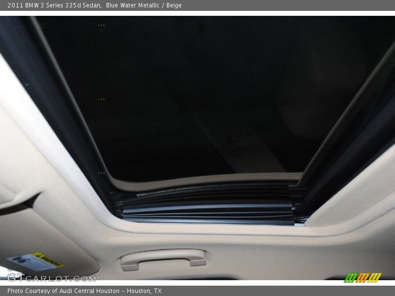 Blue Water Metallic / Beige 2011 BMW 3 Series 335d Sedan