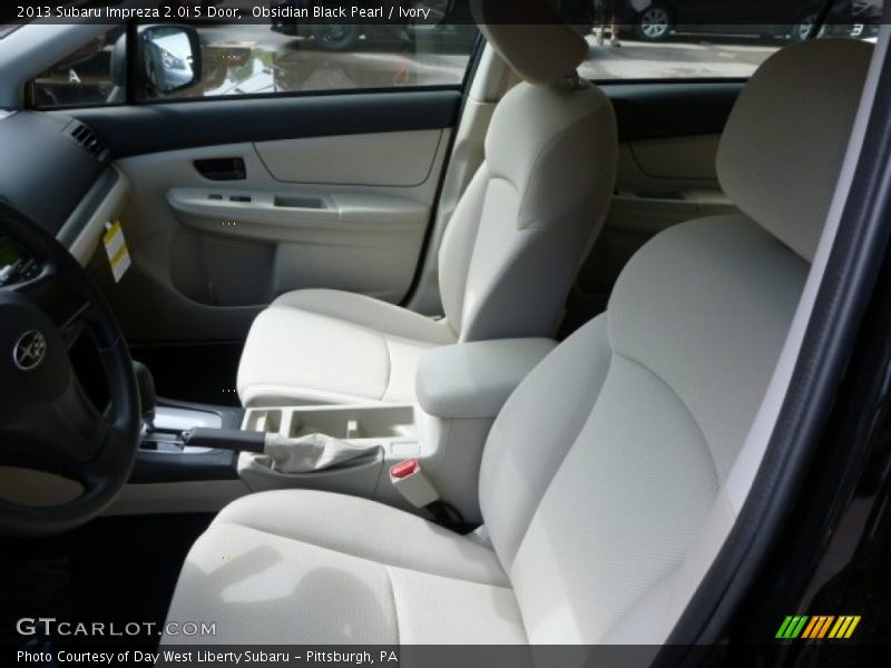 Obsidian Black Pearl / Ivory 2013 Subaru Impreza 2.0i 5 Door