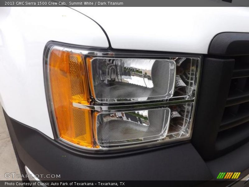Summit White / Dark Titanium 2013 GMC Sierra 1500 Crew Cab