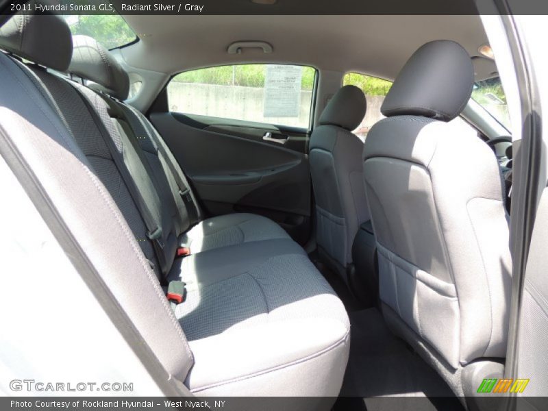 Radiant Silver / Gray 2011 Hyundai Sonata GLS