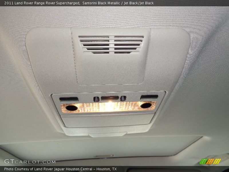 Santorini Black Metallic / Jet Black/Jet Black 2011 Land Rover Range Rover Supercharged