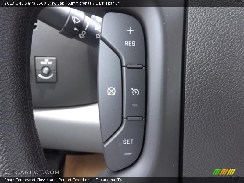 Controls of 2013 Sierra 1500 Crew Cab