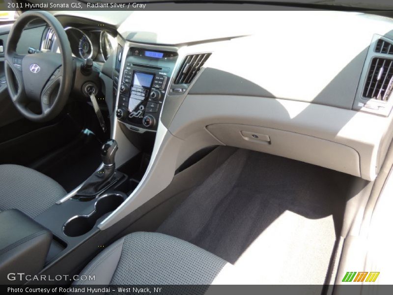 Radiant Silver / Gray 2011 Hyundai Sonata GLS
