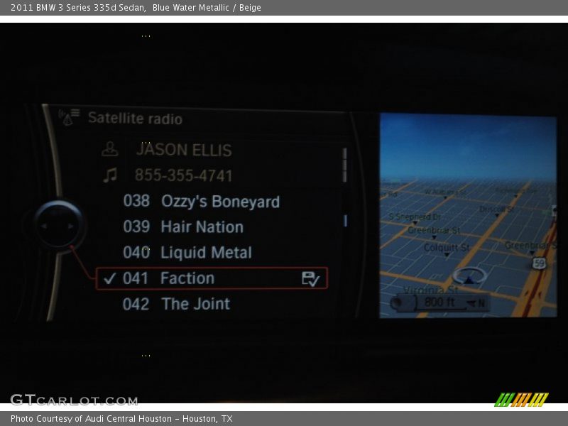 Blue Water Metallic / Beige 2011 BMW 3 Series 335d Sedan