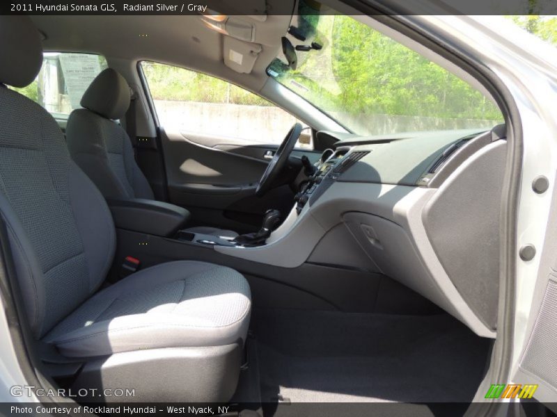Radiant Silver / Gray 2011 Hyundai Sonata GLS