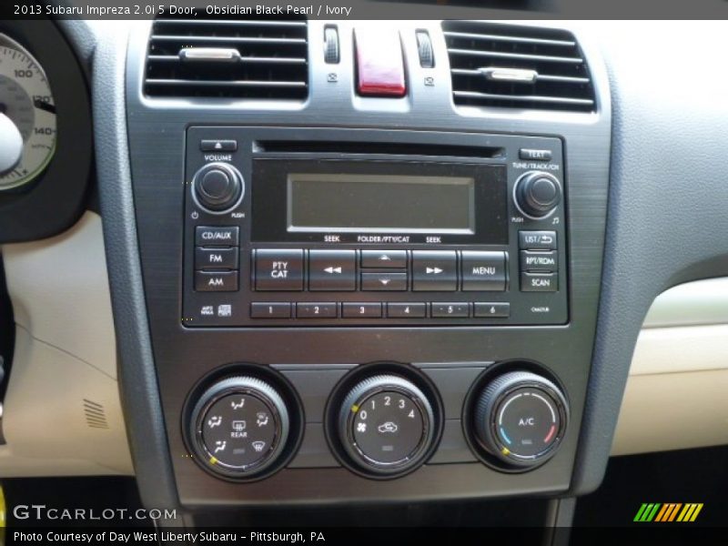 Obsidian Black Pearl / Ivory 2013 Subaru Impreza 2.0i 5 Door