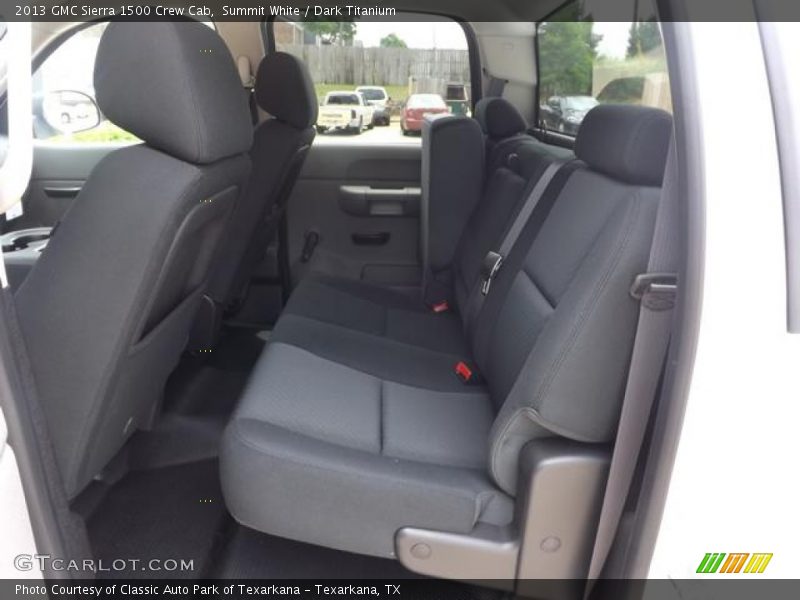 Rear Seat of 2013 Sierra 1500 Crew Cab