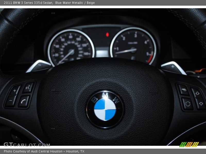 Blue Water Metallic / Beige 2011 BMW 3 Series 335d Sedan