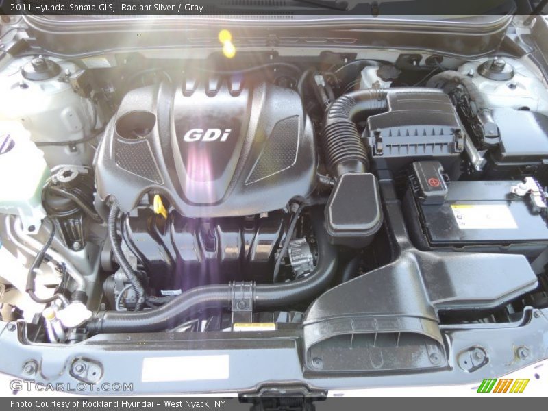 Radiant Silver / Gray 2011 Hyundai Sonata GLS