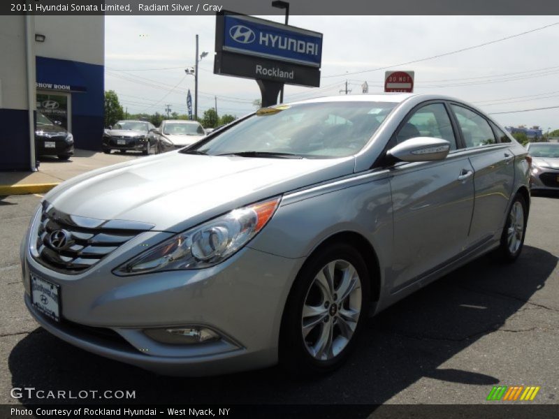 Radiant Silver / Gray 2011 Hyundai Sonata Limited