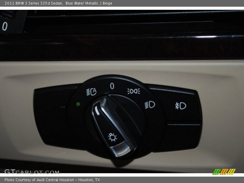 Blue Water Metallic / Beige 2011 BMW 3 Series 335d Sedan