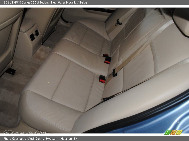 Blue Water Metallic / Beige 2011 BMW 3 Series 335d Sedan