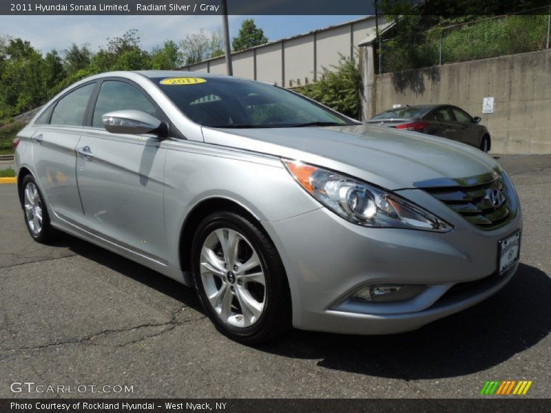 Radiant Silver / Gray 2011 Hyundai Sonata Limited