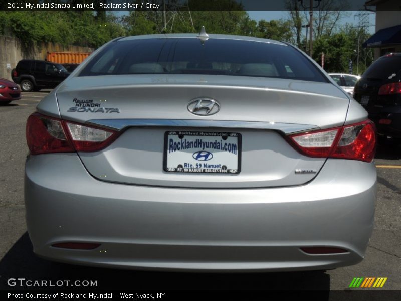 Radiant Silver / Gray 2011 Hyundai Sonata Limited