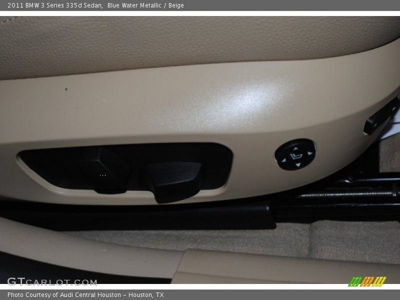 Blue Water Metallic / Beige 2011 BMW 3 Series 335d Sedan