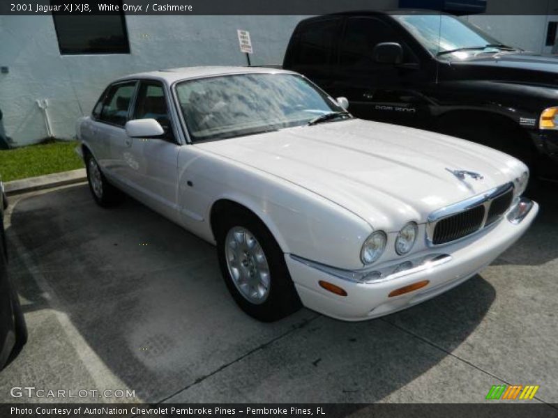 White Onyx / Cashmere 2001 Jaguar XJ XJ8