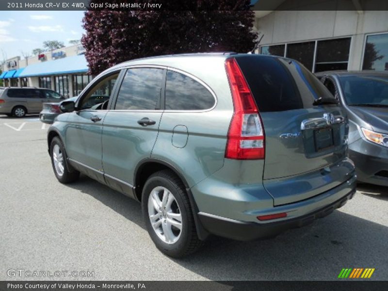 Opal Sage Metallic / Ivory 2011 Honda CR-V EX 4WD