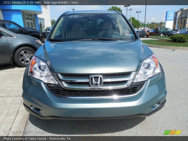 Opal Sage Metallic / Ivory 2011 Honda CR-V EX 4WD