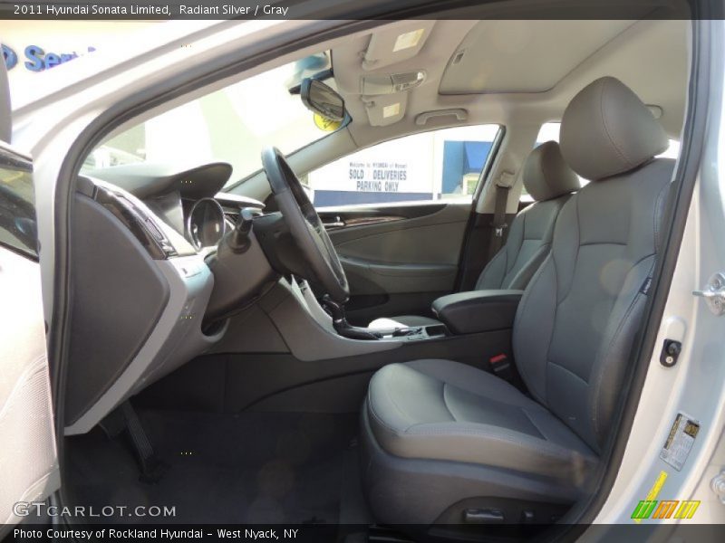 Radiant Silver / Gray 2011 Hyundai Sonata Limited