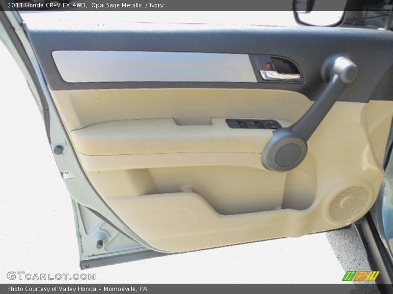 Opal Sage Metallic / Ivory 2011 Honda CR-V EX 4WD