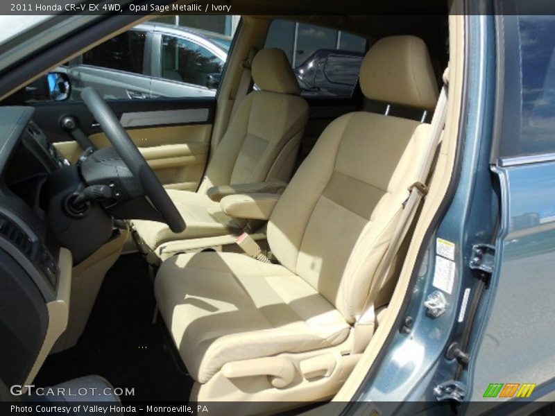 Opal Sage Metallic / Ivory 2011 Honda CR-V EX 4WD