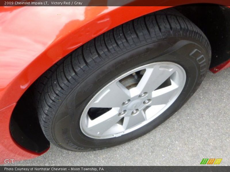 Victory Red / Gray 2009 Chevrolet Impala LT