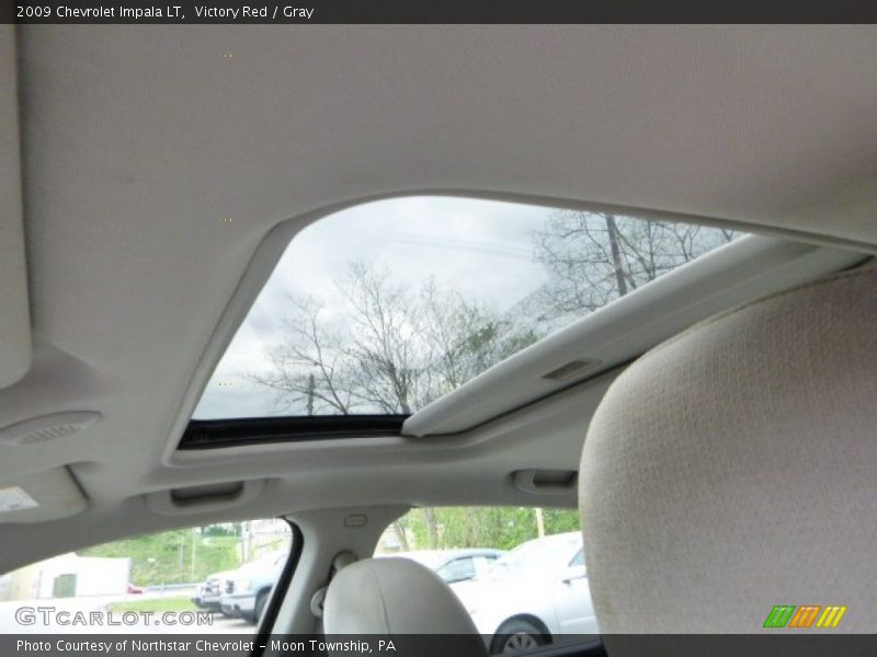 Victory Red / Gray 2009 Chevrolet Impala LT