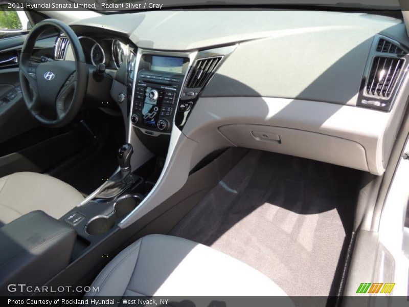 Radiant Silver / Gray 2011 Hyundai Sonata Limited