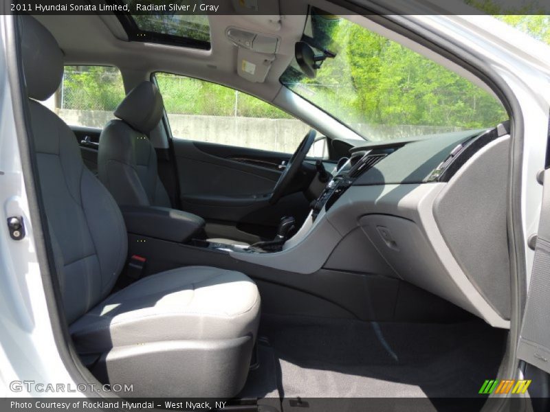 Radiant Silver / Gray 2011 Hyundai Sonata Limited