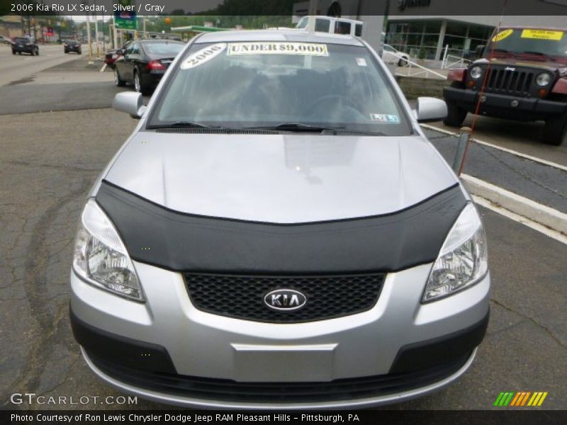 Silver / Gray 2006 Kia Rio LX Sedan