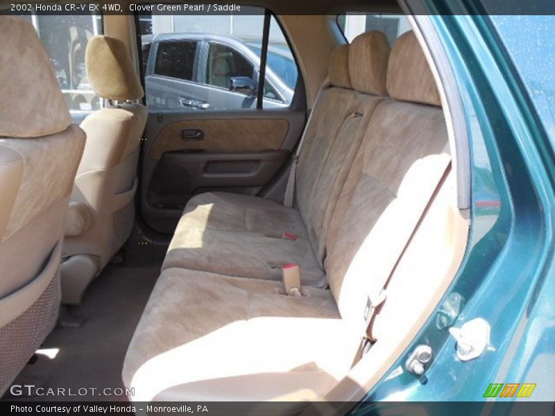Clover Green Pearl / Saddle 2002 Honda CR-V EX 4WD