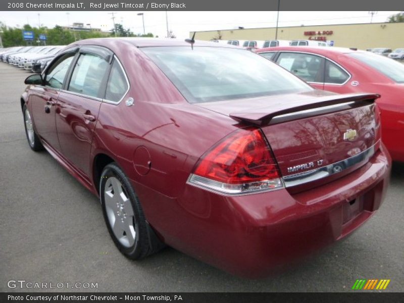 Red Jewel Tintcoat / Ebony Black 2008 Chevrolet Impala LT