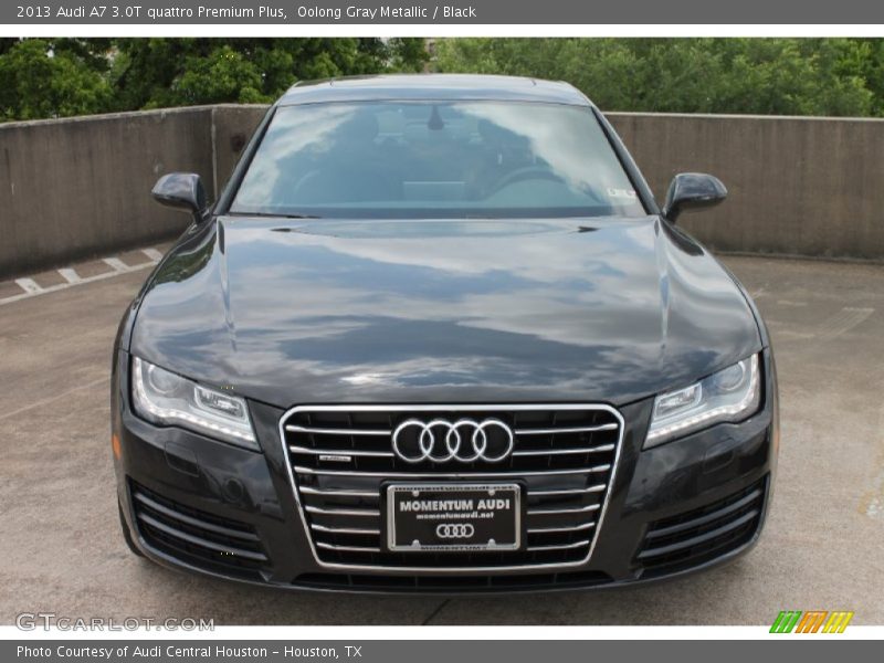 Oolong Gray Metallic / Black 2013 Audi A7 3.0T quattro Premium Plus