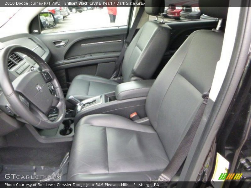  2010 Journey R/T AWD Dark Slate Gray Interior