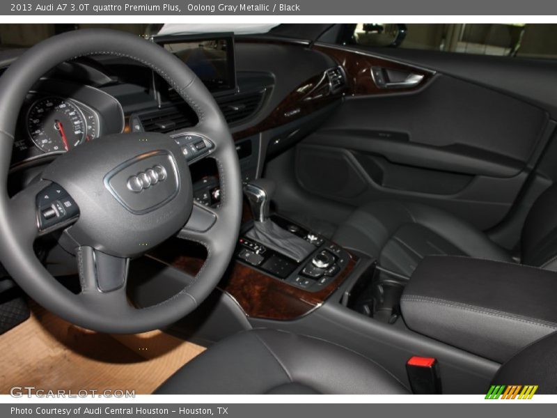 Oolong Gray Metallic / Black 2013 Audi A7 3.0T quattro Premium Plus