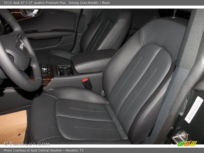 Oolong Gray Metallic / Black 2013 Audi A7 3.0T quattro Premium Plus