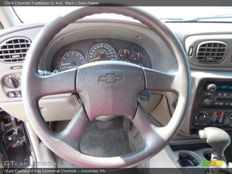 Black / Dark Pewter 2004 Chevrolet TrailBlazer LS 4x4