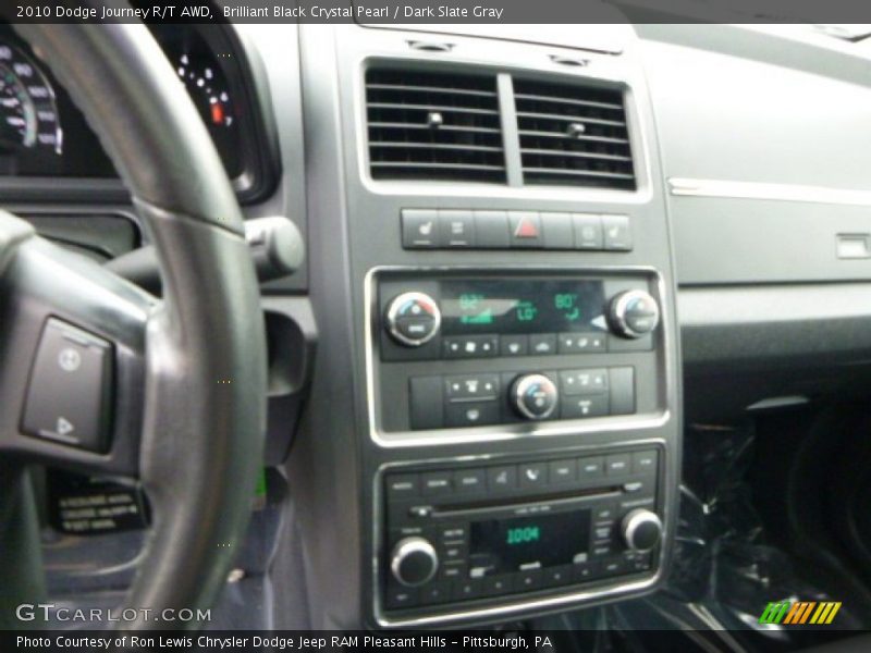 Brilliant Black Crystal Pearl / Dark Slate Gray 2010 Dodge Journey R/T AWD