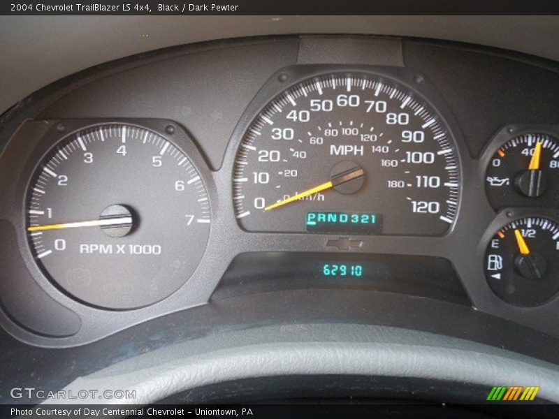 Black / Dark Pewter 2004 Chevrolet TrailBlazer LS 4x4
