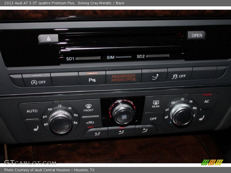 Oolong Gray Metallic / Black 2013 Audi A7 3.0T quattro Premium Plus