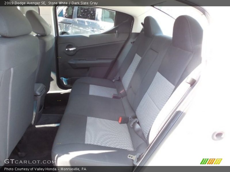 Stone White / Dark Slate Gray 2009 Dodge Avenger SE