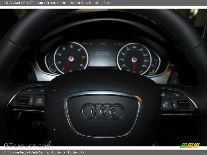 Oolong Gray Metallic / Black 2013 Audi A7 3.0T quattro Premium Plus